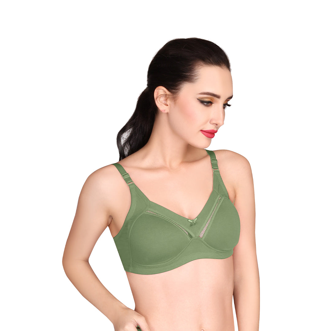 AM008 Padded Minimiser Bra | Supportive Shaping Bra