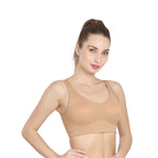 AM021 Padded Sports Bra | Medium Support Active Bra
