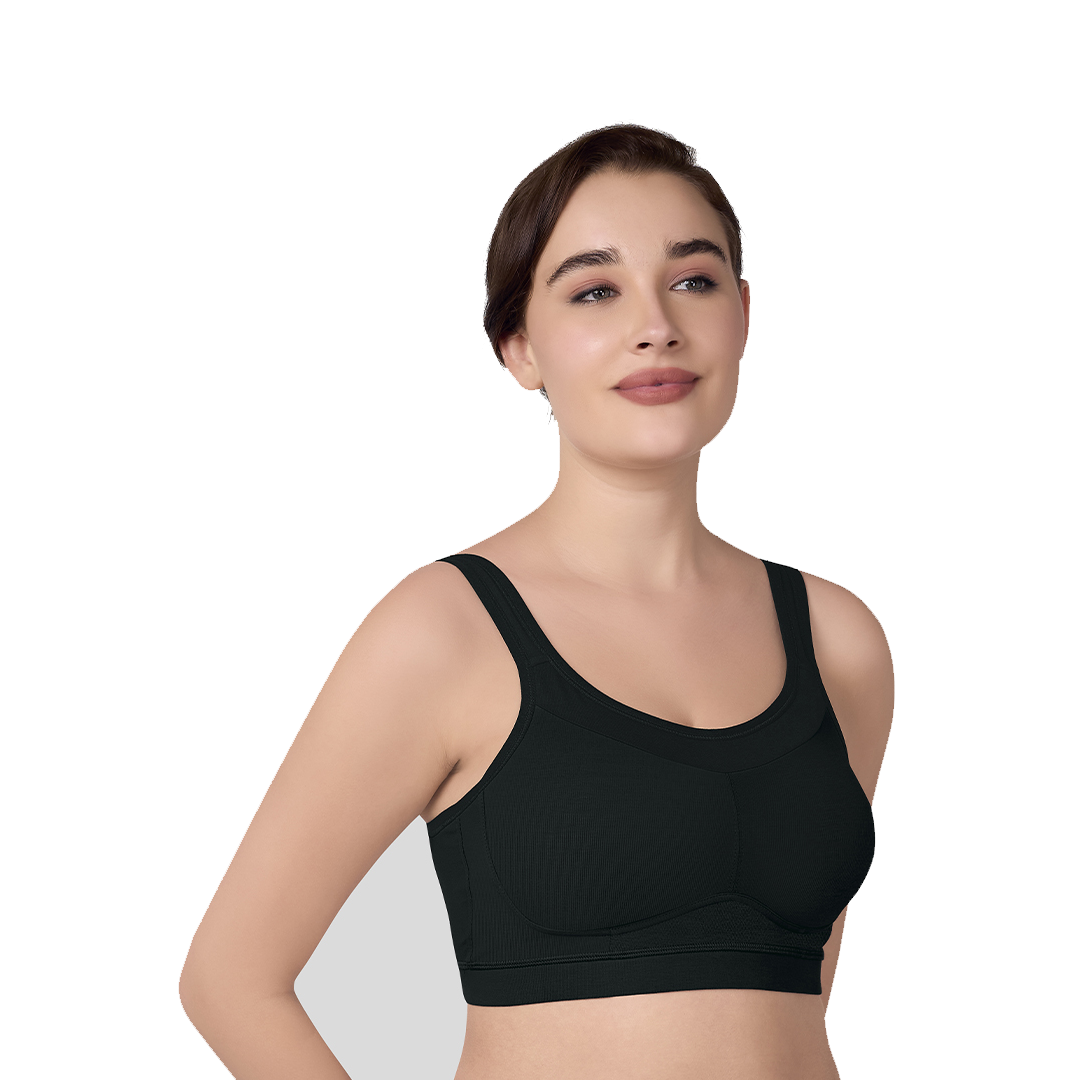 AM025 Sports Bra with Hook | High Support Active Bra