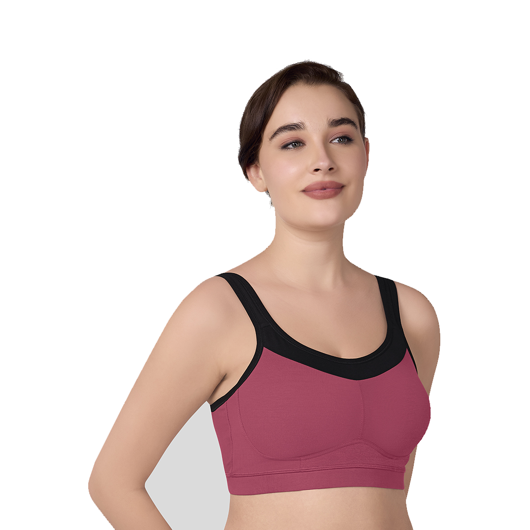 AM025 Sports Bra with Hook | High Support Active Bra