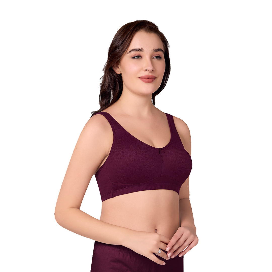 AM027 Non-Padded Minimiser Bra | Full Coverage Support Bra