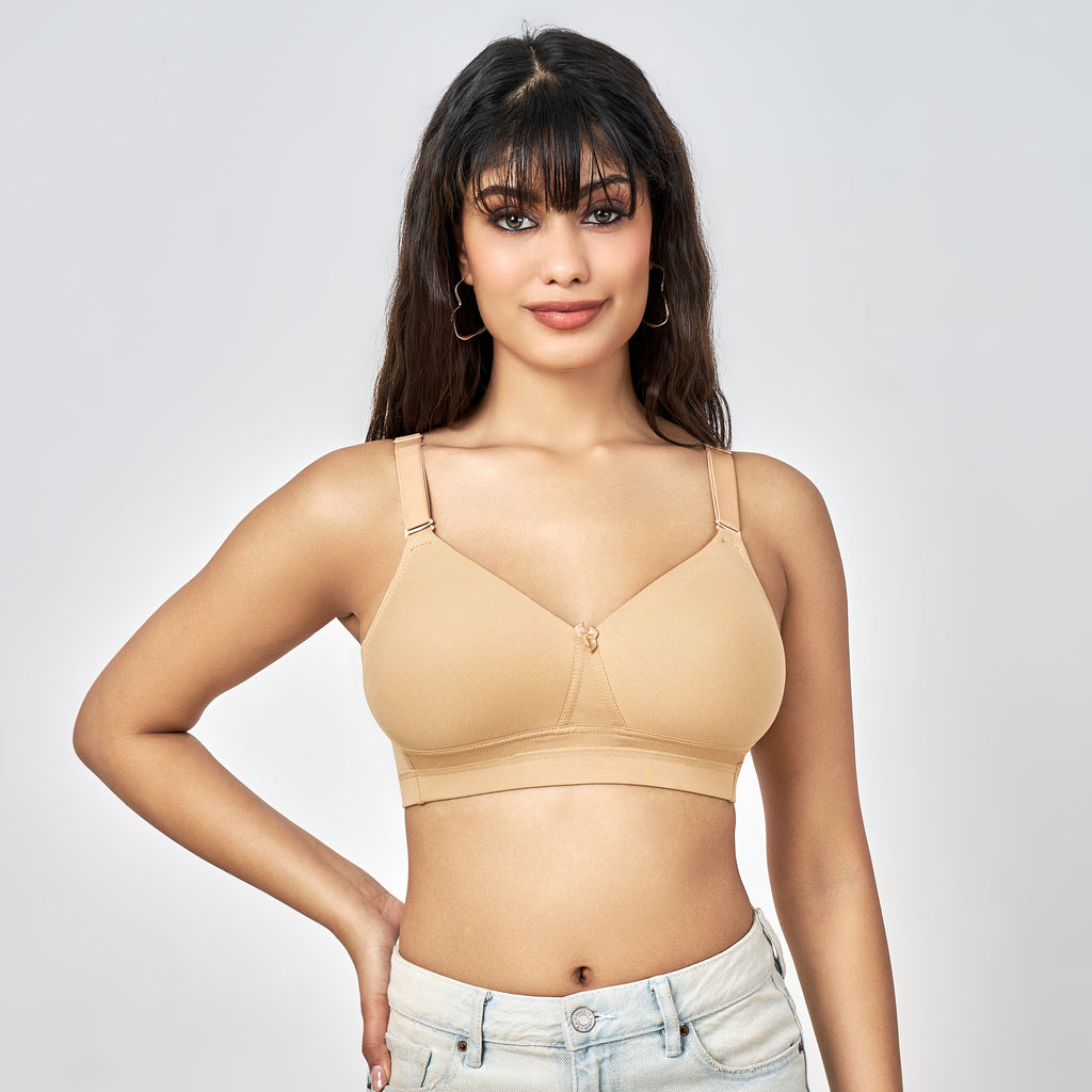AM030 Padded Full Coverage Bra | Everyday Support T-Shirt Bra