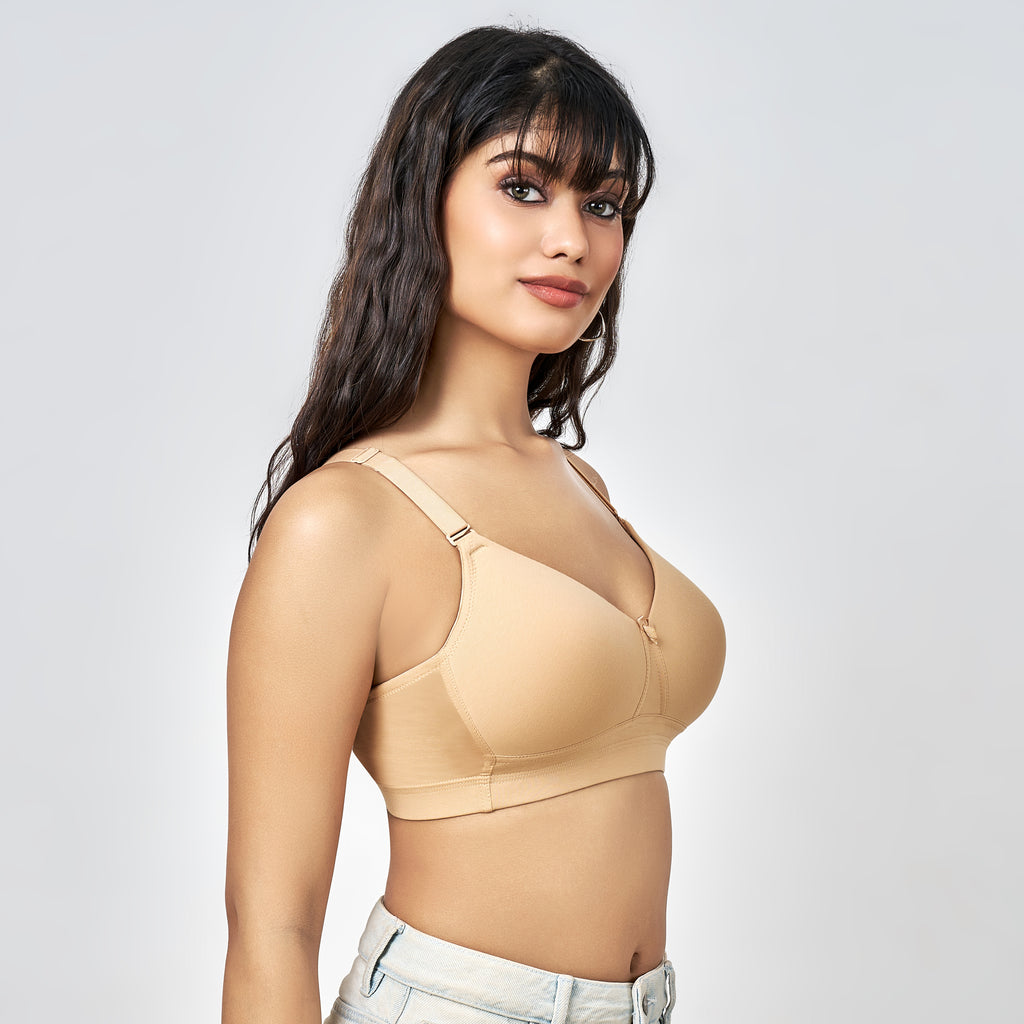 AM030 Padded Full Coverage Bra | Everyday Support T-Shirt Bra