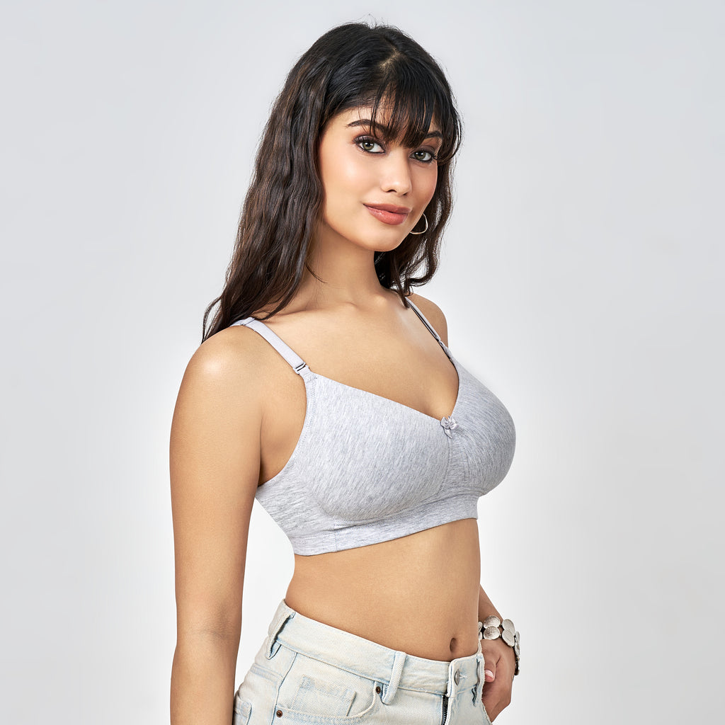 AM030 Padded Full Coverage Bra | Everyday Support T-Shirt Bra